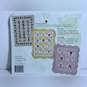 Scallops, Vines and Waves Template by Quilt in a Day Sewing NIP